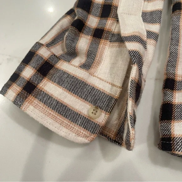 NWOT Old Navy “The Boyfriend” Plaid Button Down Shirt - Picture 6 of 15